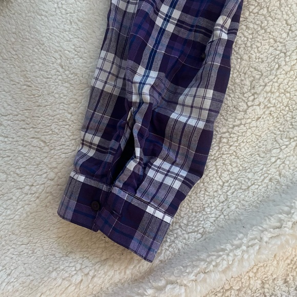 NWT Erika long sleeve button down shirt size 2x mystical violet color - Picture 5 of 6